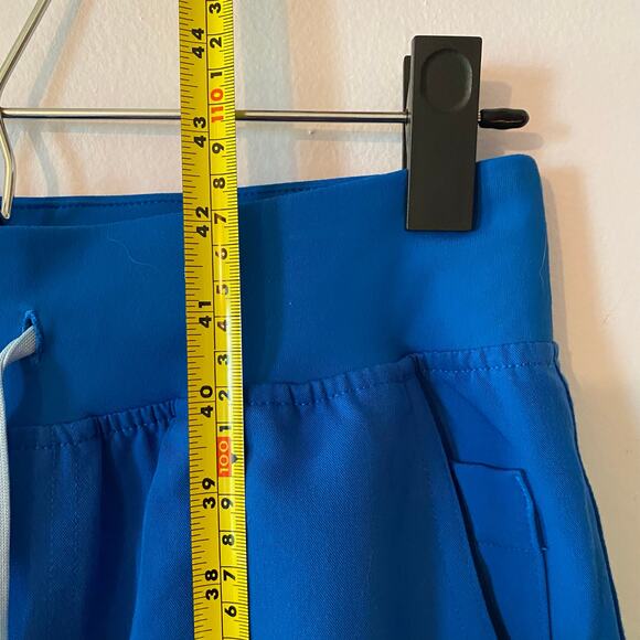 FIGS Women's size Small Tall Royal Blue Yola Skinny High Waisted Scrub Pants - Picture 9 of 10
